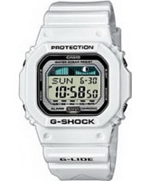 Buy Casio Mens G-Lide Surf White G Shock Watch online