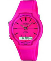 Buy Casio Dual Time Chronograph Pink Watch online