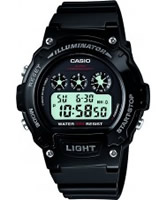 Buy Casio Mens Black Chronograph Watch online