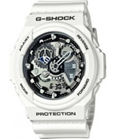 Buy Casio Mens G-Shock World Time White Resin Strap Watch online