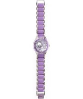 Buy Hello Kitty Ladies College Kitty Silver Purple Watch online