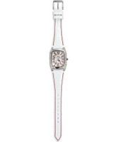 Buy Hello Kitty Ladies Kitty Steps Out Silver Stones White Watch online