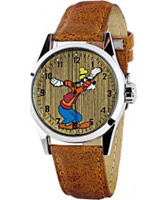 Buy Disney by Ingersoll Mens Goofy Brown Watch online