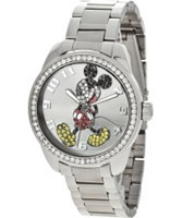 Buy Disney by Ingersoll Ladies Mickey Mouse Silver Watch online