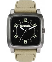 Buy Bench Mens Beige Leather Watch online