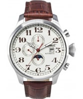 Buy Ingersoll Mens Buffalo III Cream Brown Watch online