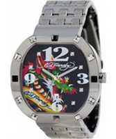 Buy Ed Hardy Mens Bandit Multi Steel Watch online