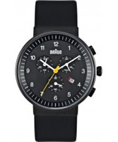 Buy Braun Mens Chronograph All Black Watch online