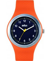 Buy Braun Mens Sports Orange Watch online