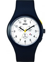 Buy Braun Mens White Chronograph Watch online