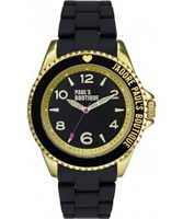 Buy Pauls Boutique Ladies Black Gold Watch online
