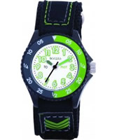 Buy Tikkers Kids Black Velcro Watch online