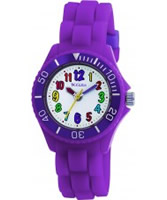 Buy Tikkers Kids Purple Rubber Watch online