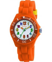 Buy Tikkers Kids Orange Rubber Watch online