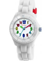 Buy Tikkers Kids White Rubber Watch online