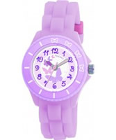 Buy Tikkers Kids Liliac Rubber Watch online