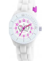 Buy Tikkers Kids White Rubber Watch online