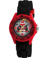 Buy Tikkers Kids Black Rubber Watch online