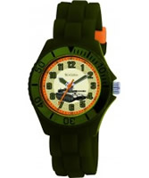 Buy Tikkers Kids Green Rubber Watch online