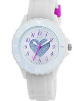 Buy Tikkers Kids White Rubber Watch online