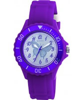 Buy Tikkers Kids Purple Rubber Watch online