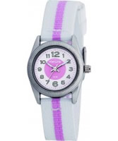 Buy Kahuna Ladies White Canvas Strap Watch online