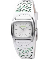 Buy Kahuna Ladies White and Green Cuff Watch online