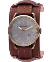 Buy Kahuna Mens Brown Cuff Watch online