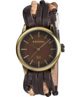 Buy Kahuna Mens Brown Friendship Watch online