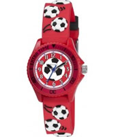 Buy Tikkers Boys Red Football Watch online