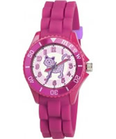 Buy Tikkers Girls Pink Cat Watch online
