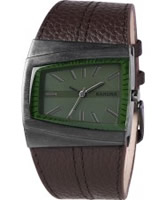 Buy Kahuna Mens Asymmetric Brown Watch online