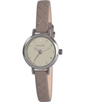 Buy Kahuna Ladies Slim Mink Stitch Detail Strap Watch online