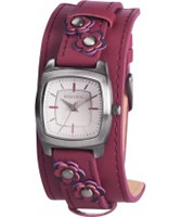 Buy Kahuna Ladies Red Berry Studded Flower Watch online
