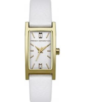 Buy French Connection Ladies Bailey Crystal White Leather Watch online