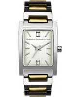 Buy French Connection Ladies Bailey Crystal Two Tone Steel Watch online