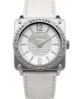 Buy Firetrap Ladies Stone Set White Watch online