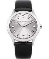 Buy French Connection Ladies Silver and Black Watch online