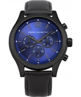 Buy French Connection Chronograph Mayfair Black Blue Watch online