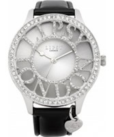 Buy Lipsy Ladies Silver and Black Watch online