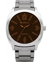 Buy Ben Sherman Mens Brown and Silver Watch online