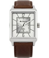 Buy Ben Sherman Mens Silver and Brown Watch online