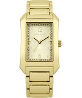 Buy Karen Millen Ladies Gold Stone Set Watch online