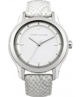 Buy Karen Millen Ladies White Leather Watch online