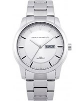 Buy French Connection Mens All Silver Steel Watch online