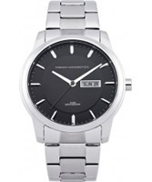 Buy French Connection Mens Silver Black Watch online