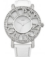 Buy Lipsy Ladies Silver and White Watch online
