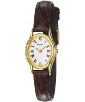 Buy Accurist Ladies Strap White Brown Watch online