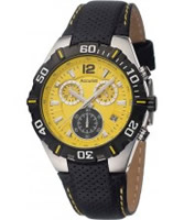 Buy Accurist Mens Core Sports Yellow Black Watch online