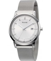 Buy Accurist Mens Core Slim All Silver Watch online